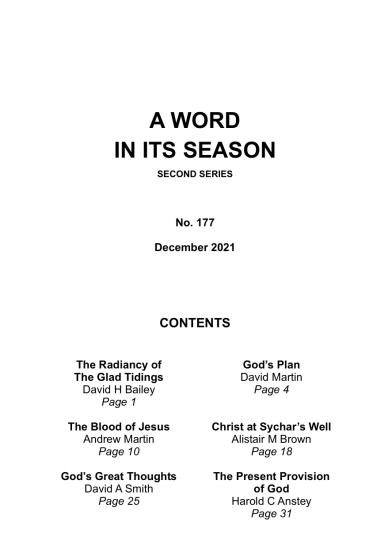 A Word in its Season 177 - Dec 2021