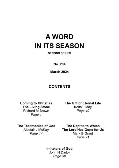 A Word in its Season 204 - Mar 2024