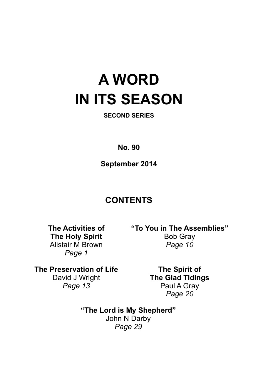 A Word in its Season 090 - Sep 2014